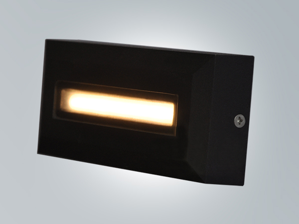 LP1117A-black-> Recessed wall light